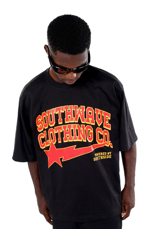 Retro Star Licorice Black T-Shirt